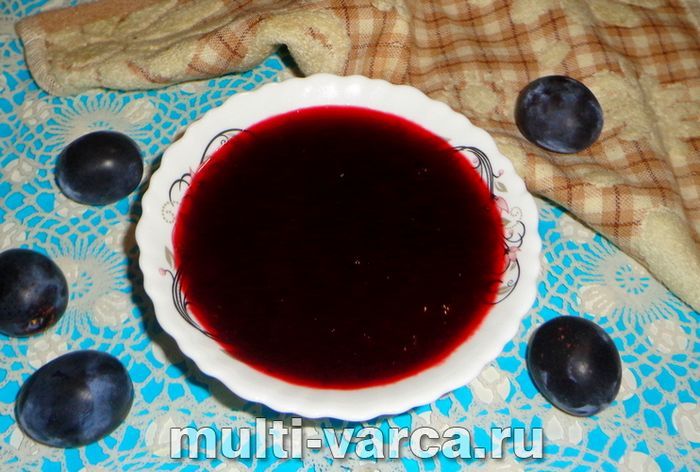 Повидло зі слив у мультиварці